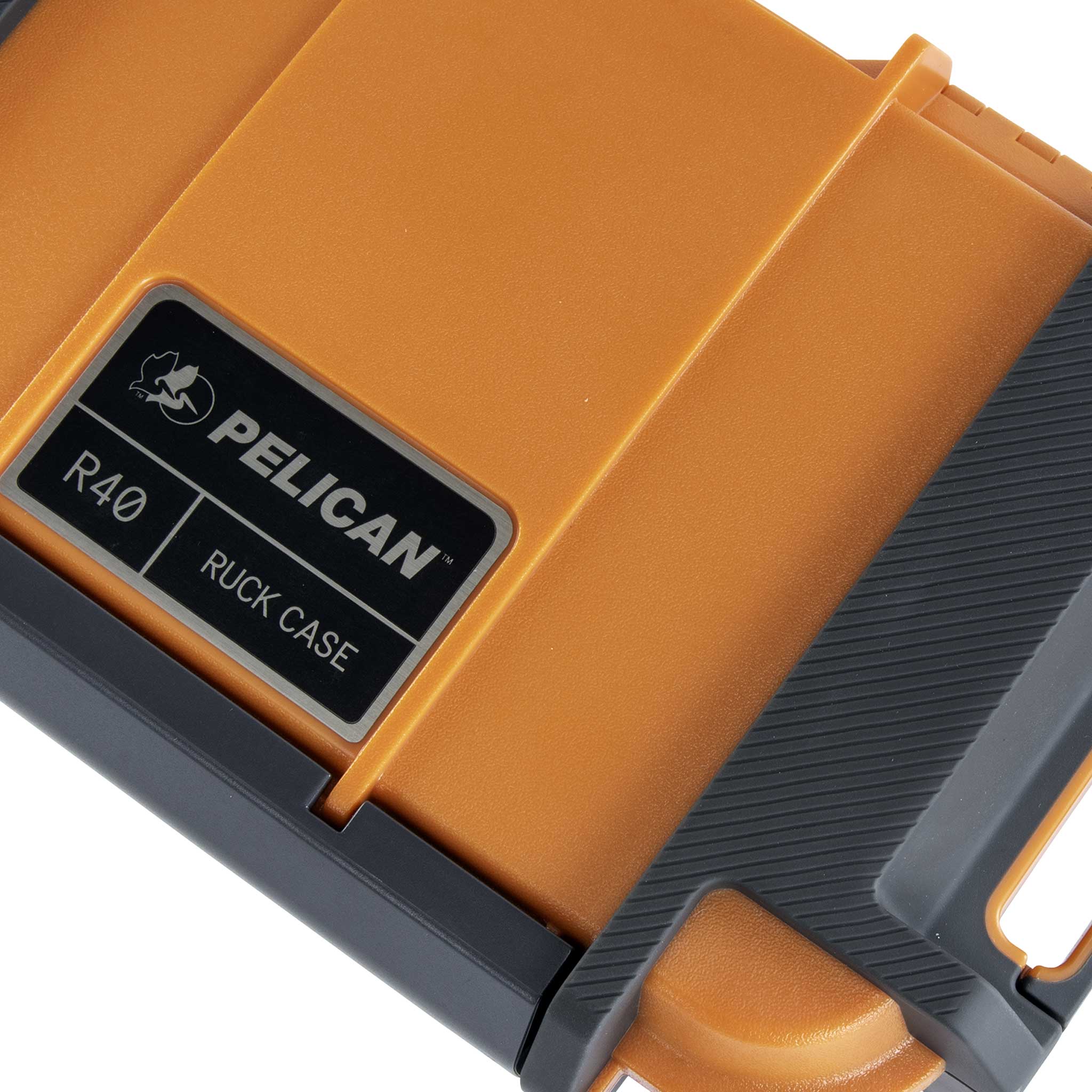 Orange Pelican R40 Ruck Case Label