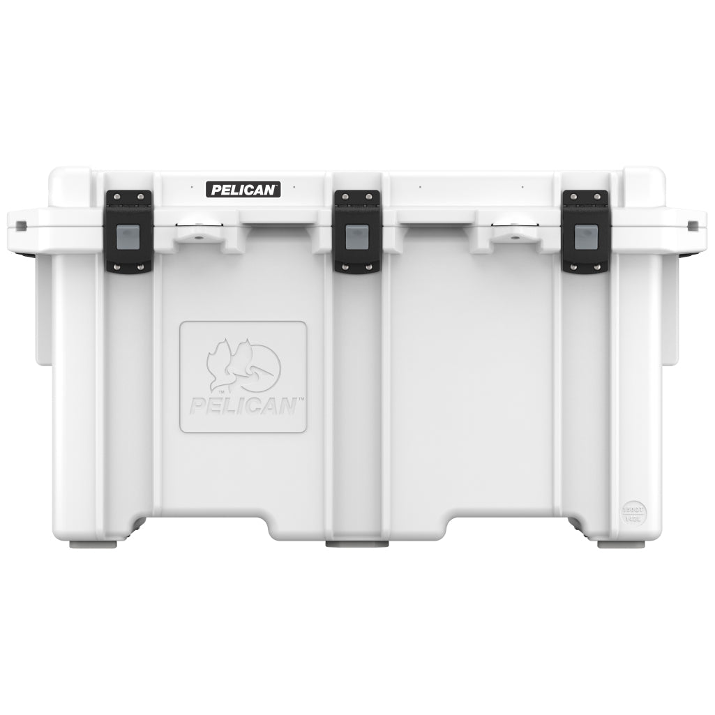 Marine White Pelican 150QT Elite Cooler Front