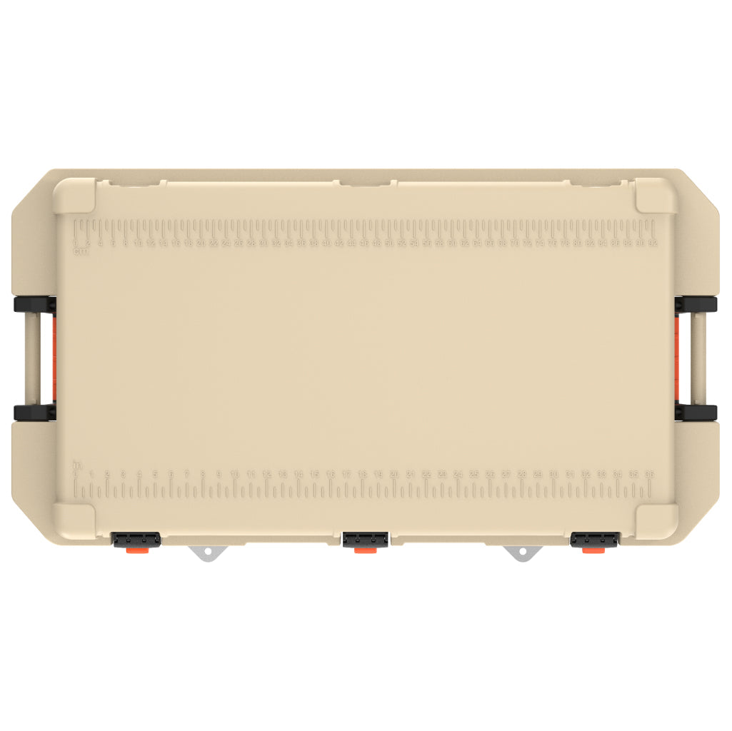 Outdoor Tan Pelican 150QT Elite Cooler Lid