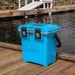 Cool Blue / Grey Pelican 20QT Cooler Dock