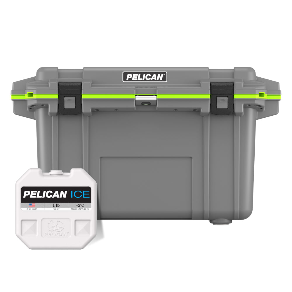 Dark Grey / Green / 1LB Pelican Ice Pack & Cooler