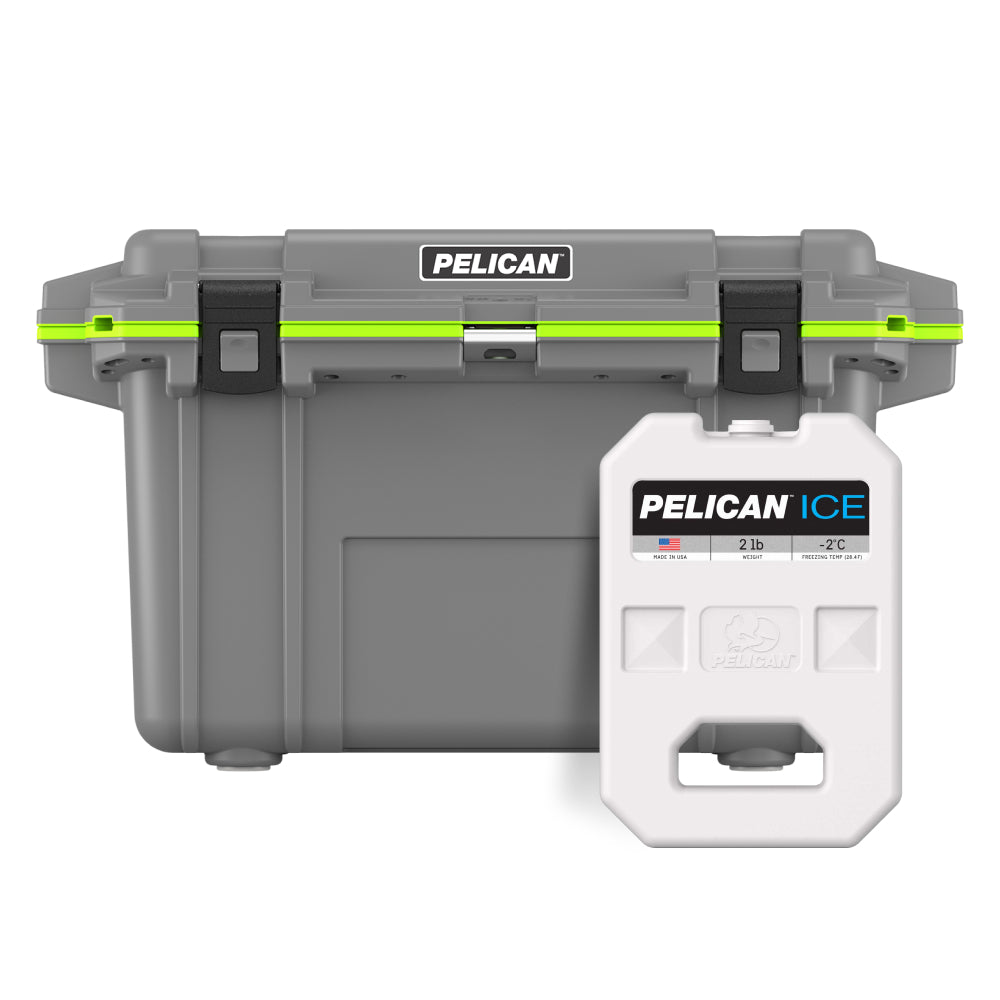 Dark Grey / Green / 2LB Pelican Ice Pack & Cooler