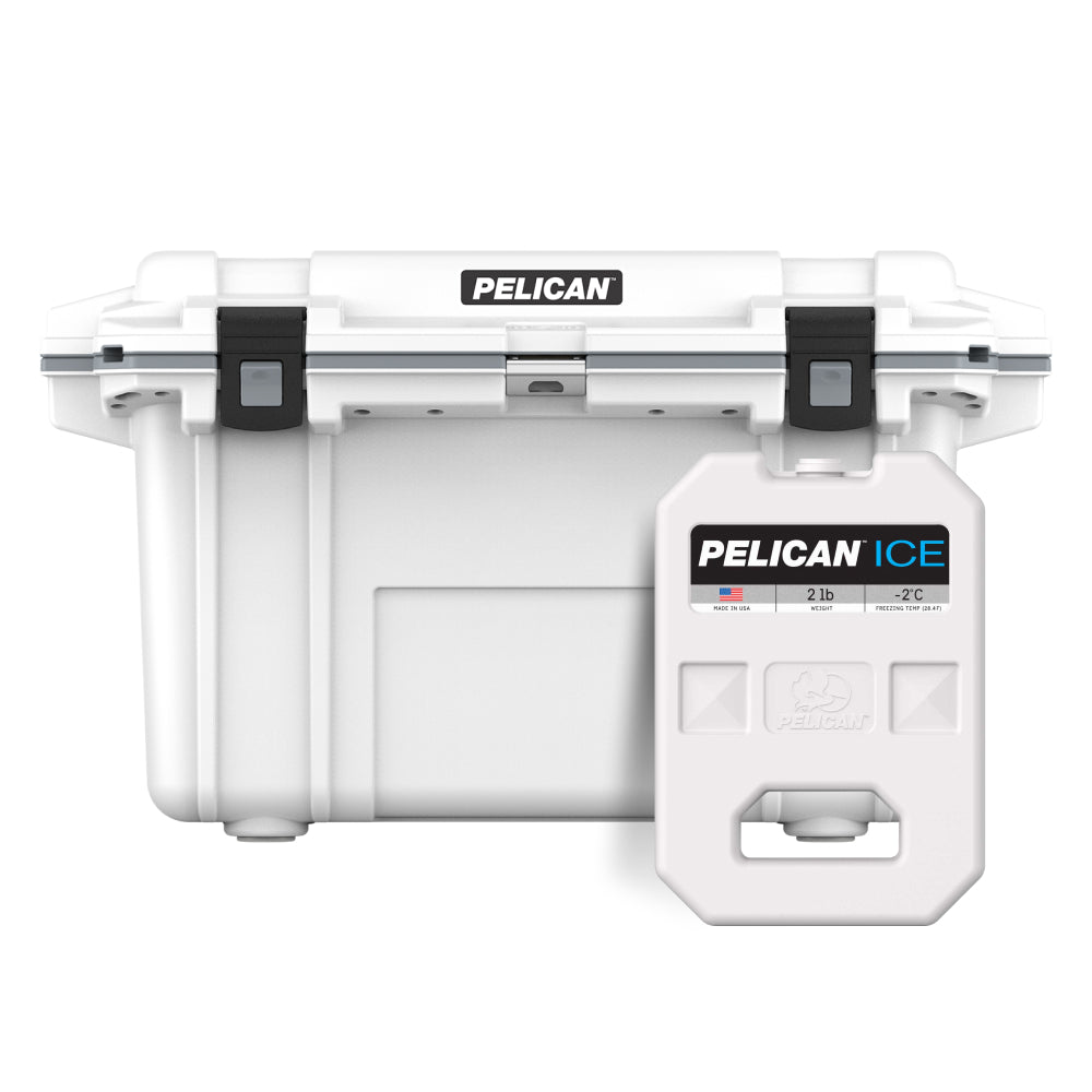 White / Grey / 2LB Pelican Ice Pack & Cooler