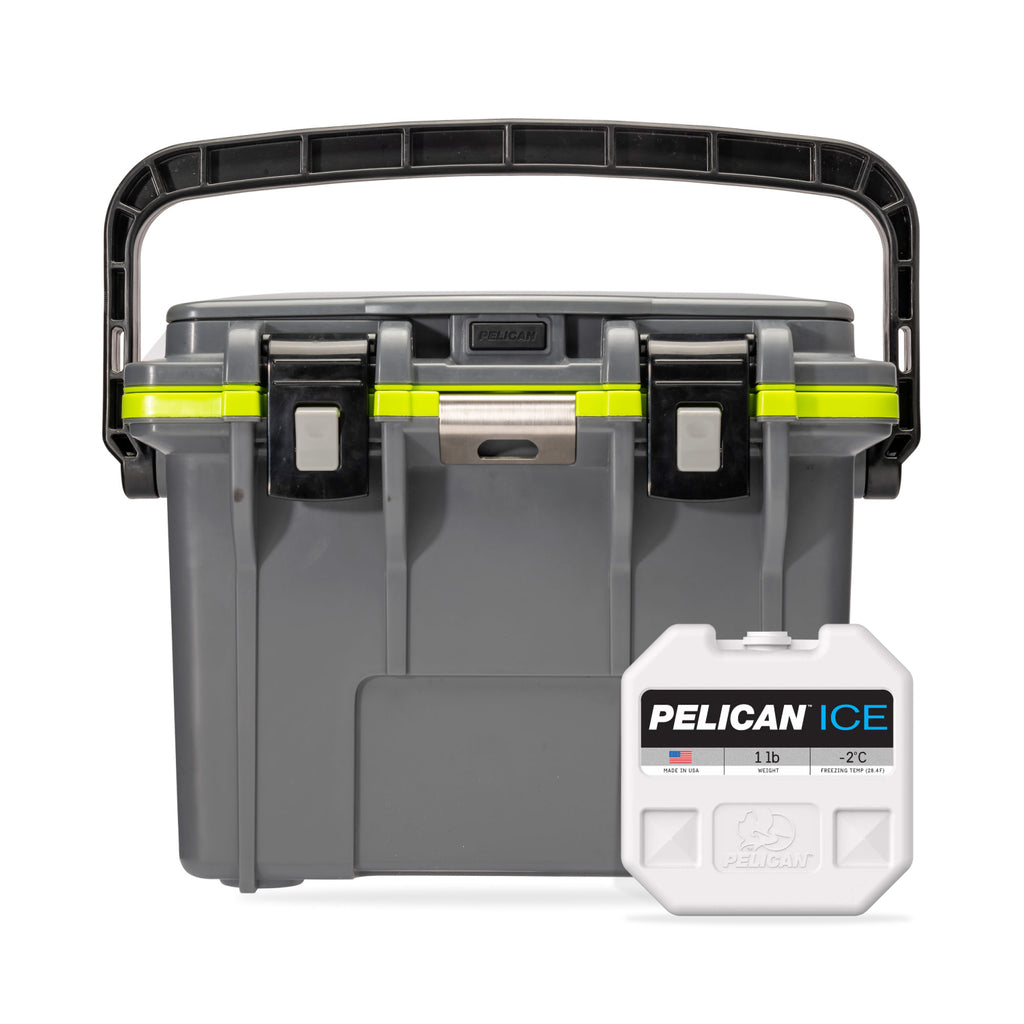 Pelican 14QT Personal Cooler Ice Pack Bundle
