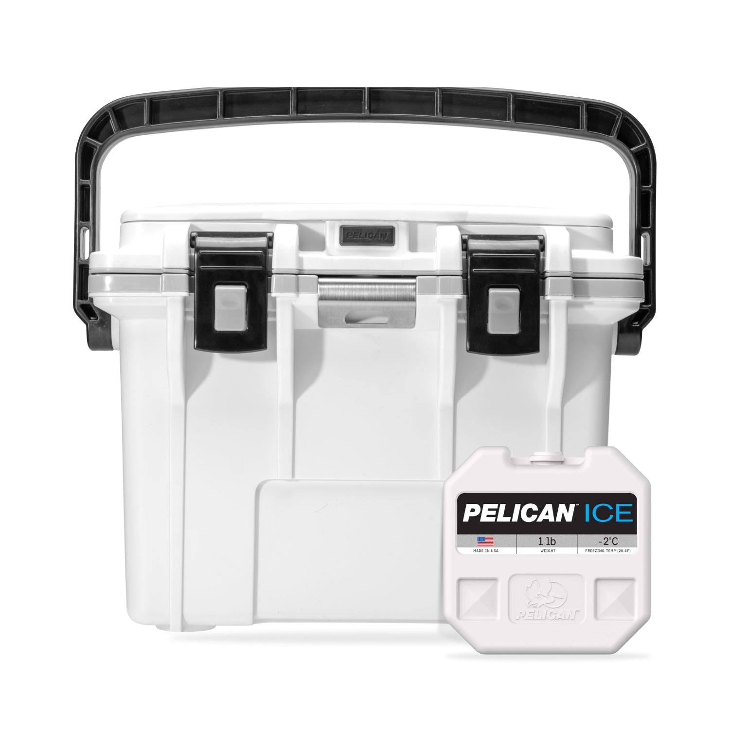 Pelican 14QT Personal Cooler Ice Pack Bundle