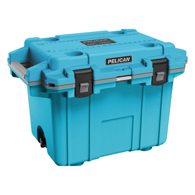 Cool Blue / Grey Pelican 50QT Elite Cooler