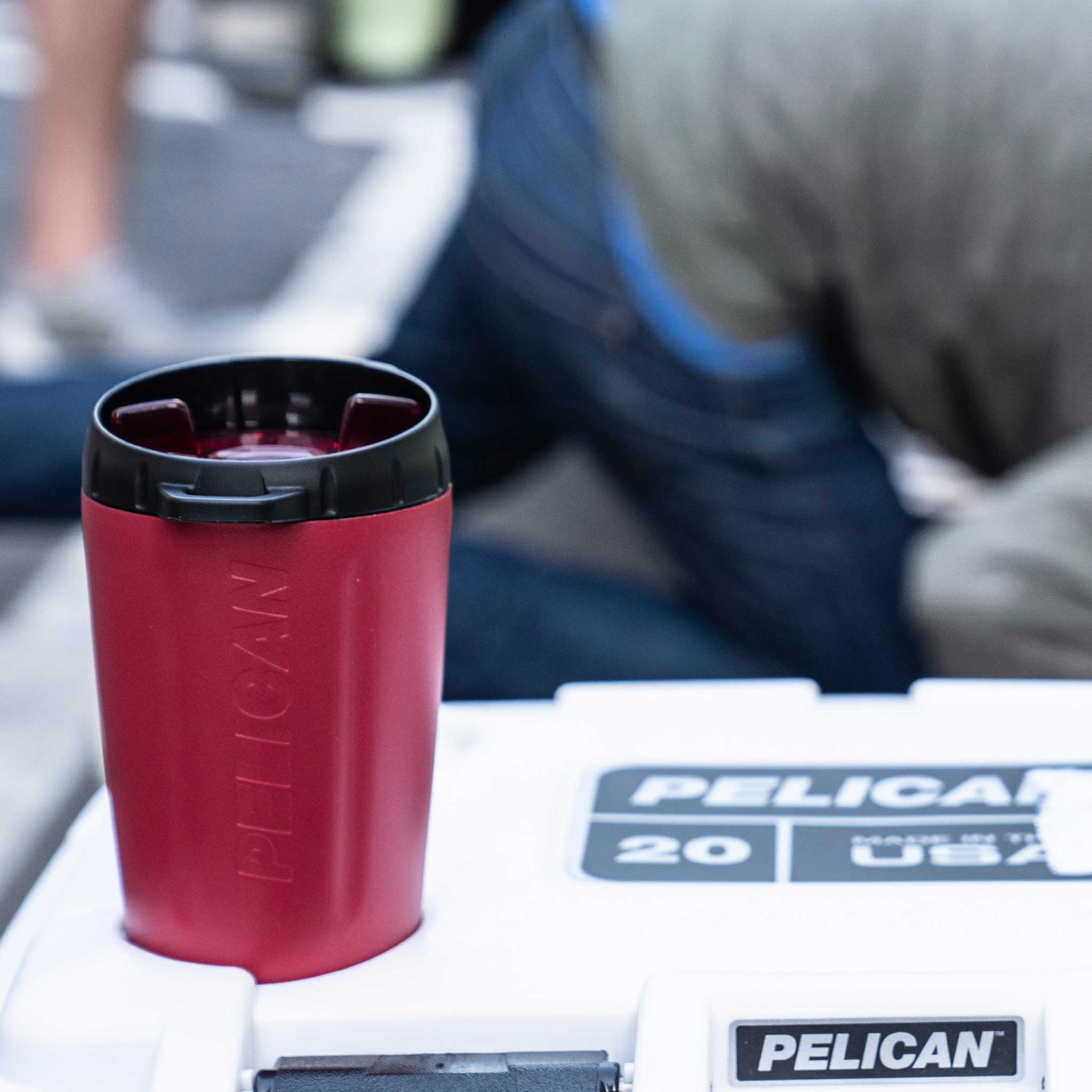 Canyon Red Pelican 10OZ Dayventure Tumbler Inside Cupholder