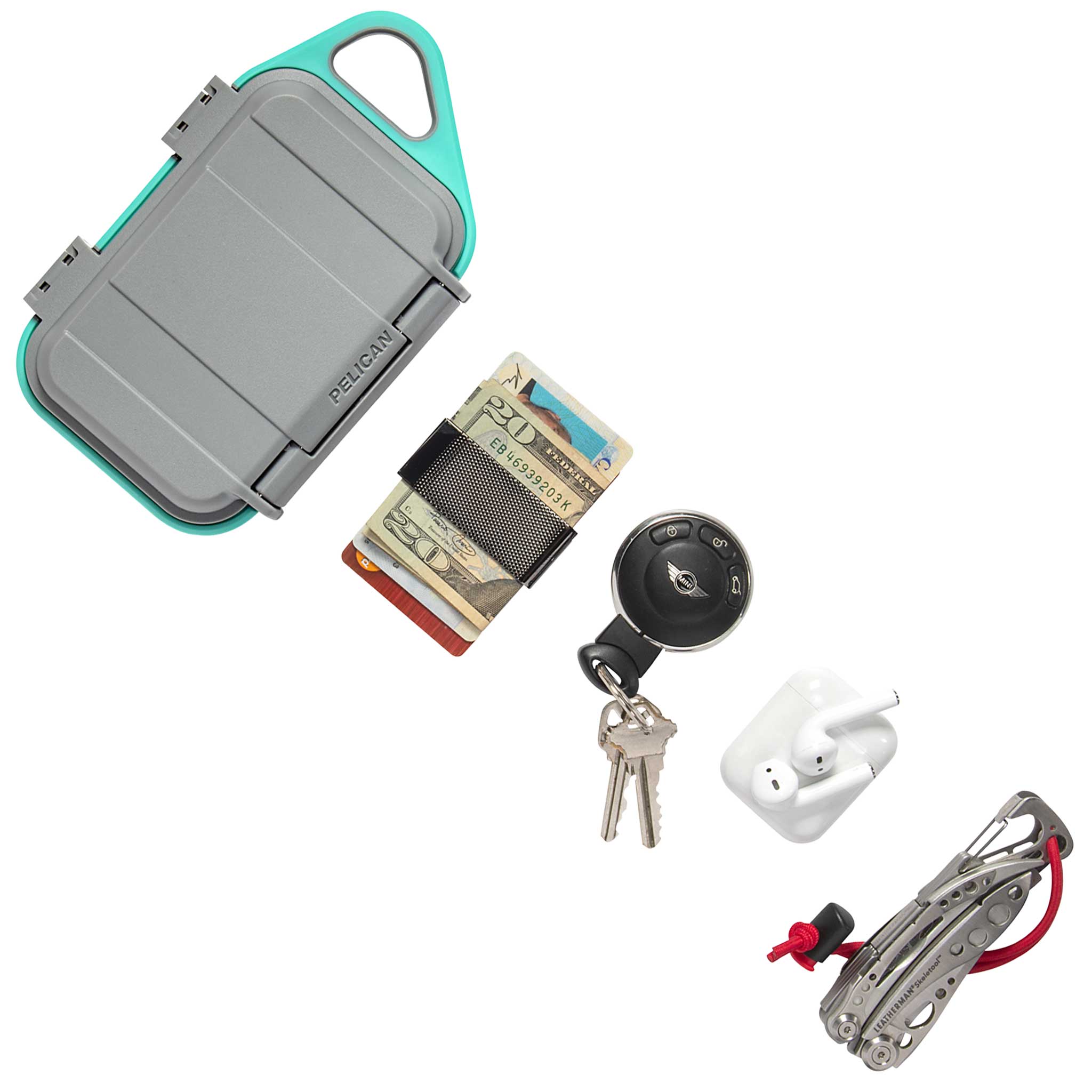 G10 / Slate/Teal Pelican Case Contents
