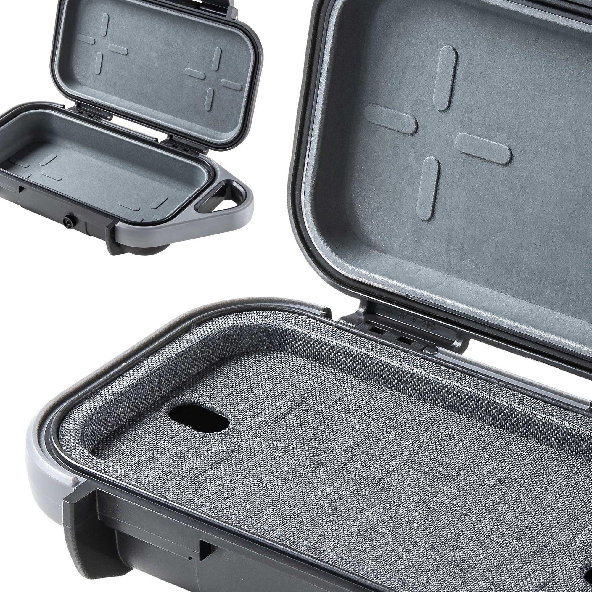 Anthracite/Grey Pelican G40 Case Open