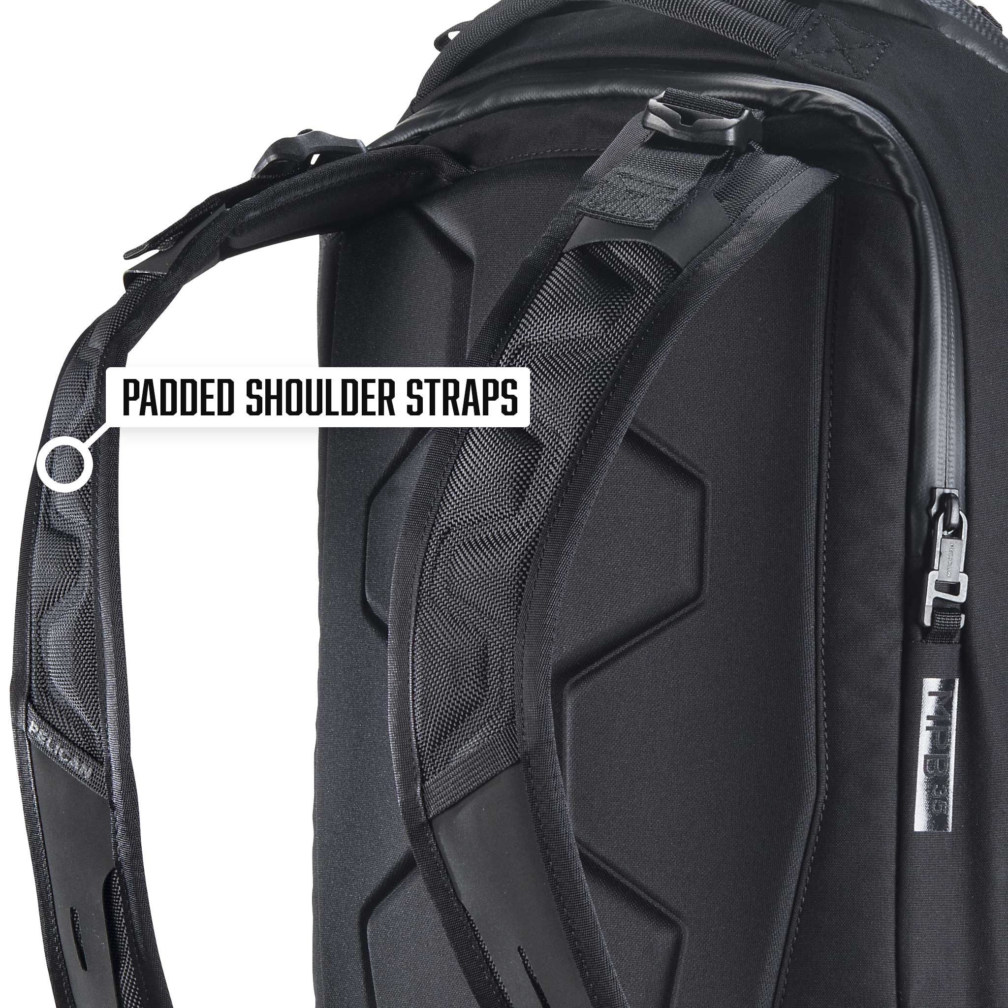 Black MPB35 Pelican Backpack Straps