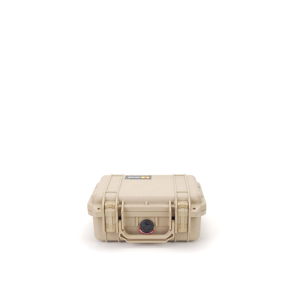 Desert Tan / Empty Pelican 1200 Case Closed