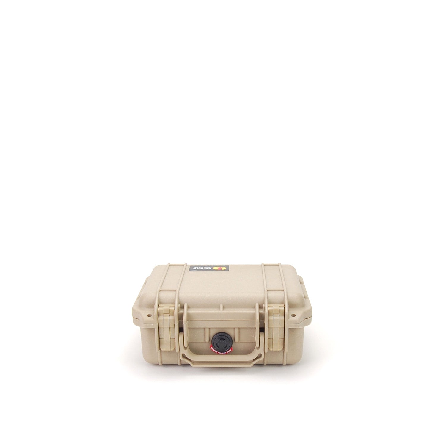 Desert Tan / Empty Pelican 1200 Case Closed