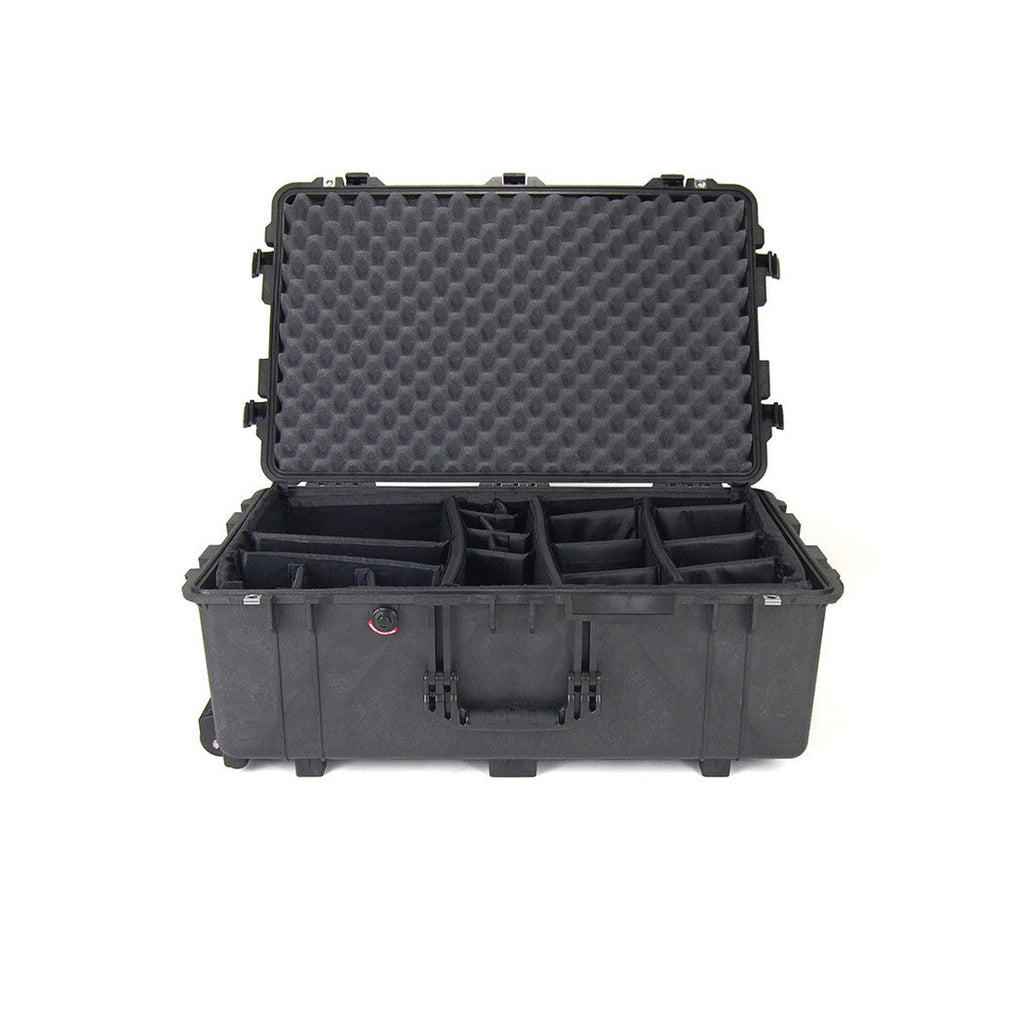 Black / Padded Dividers Pelican 1650 Case