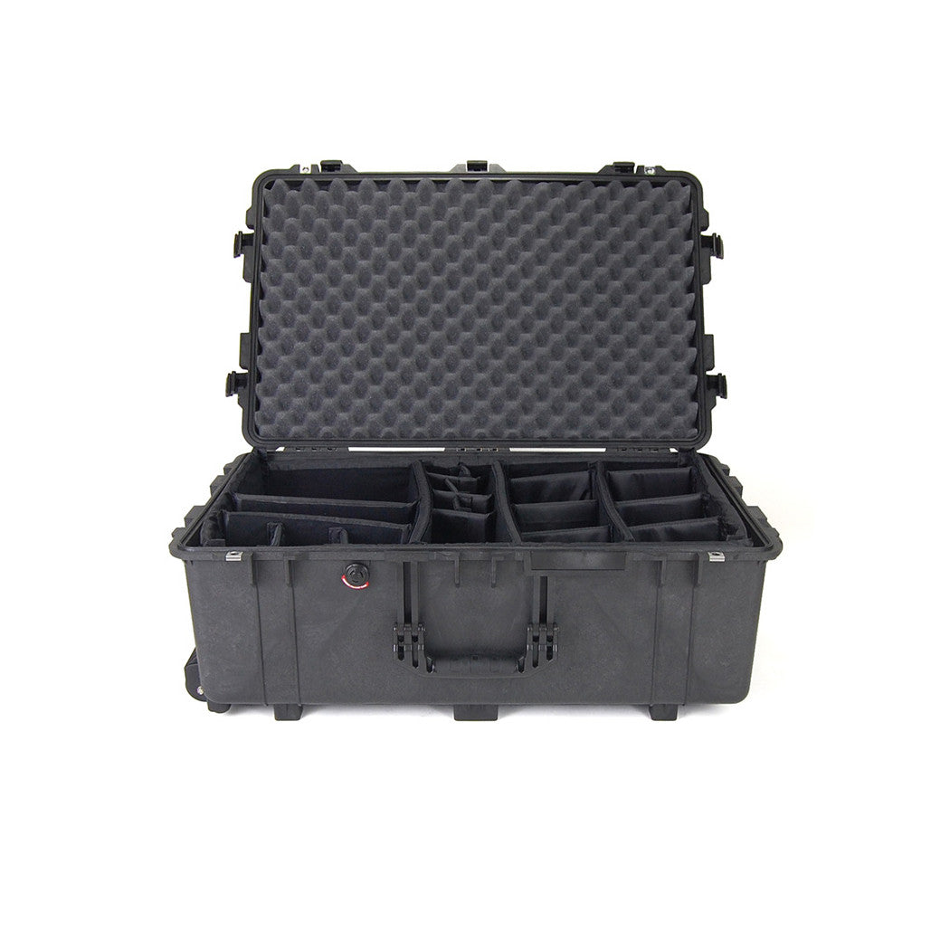 Black / Padded Dividers Pelican 1650 Case