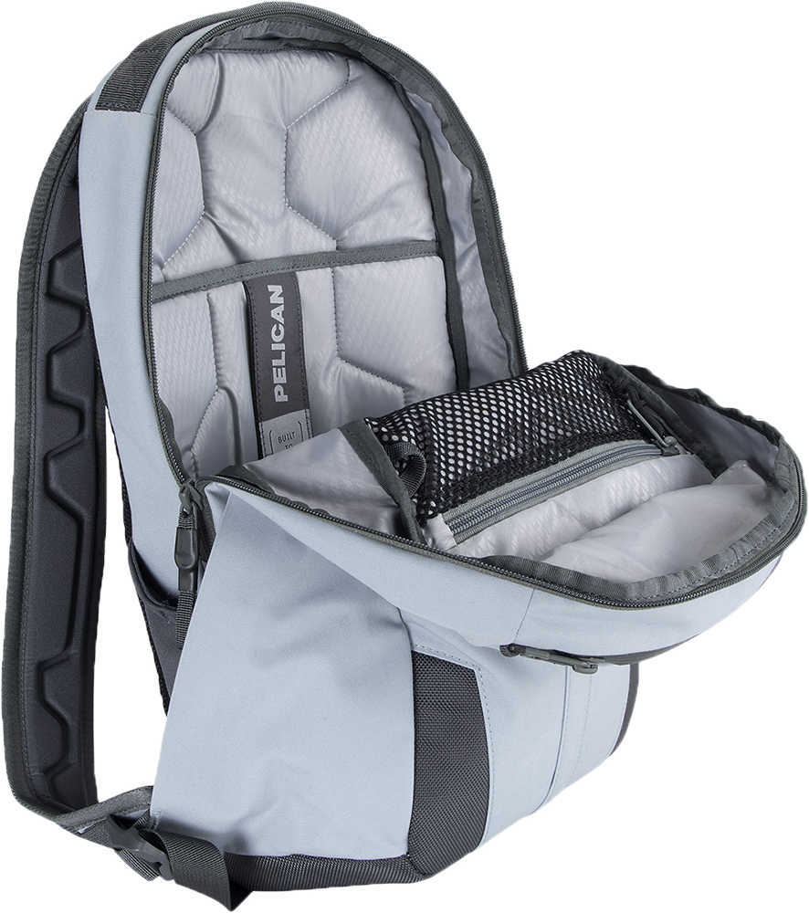 Grey MPB20 Pelican Backpack Open