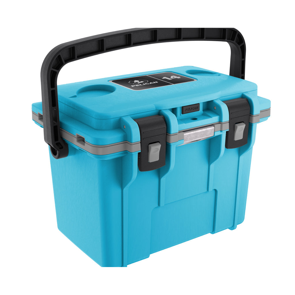 Cool Blue / Grey 14QT Personal Cooler Dry Box