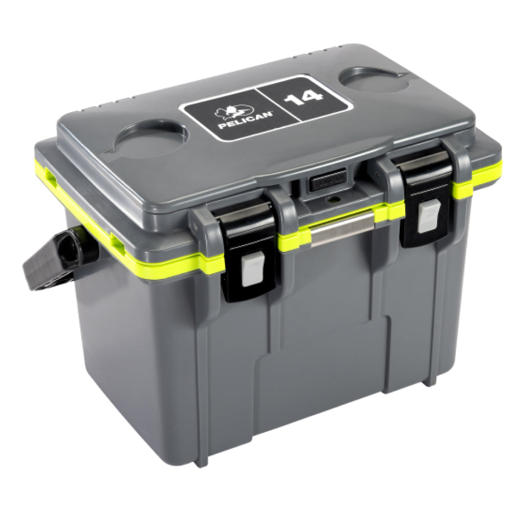 Dark Grey / Green 14QT Personal Cooler