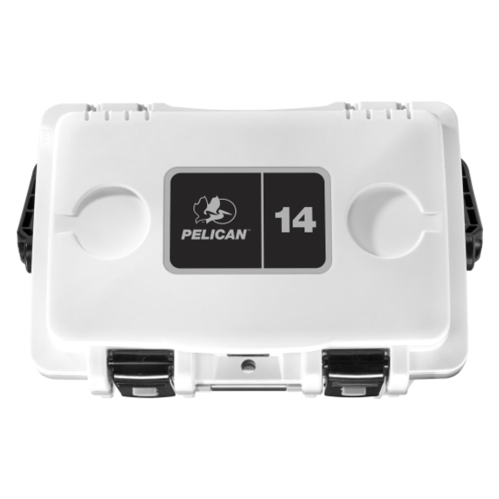 White / Grey 14QT Personal Cooler Lid