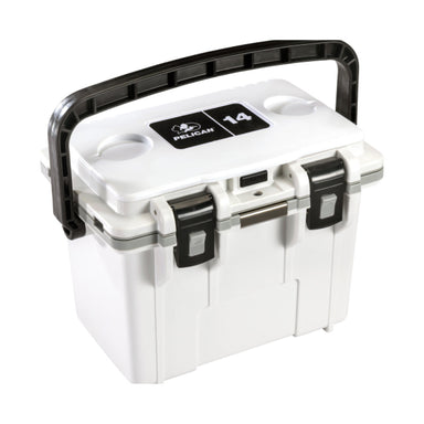 White / Grey 14QT Personal Cooler
