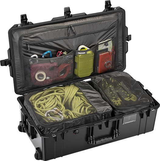 Black Pelican 1615 Air Travel Case Open