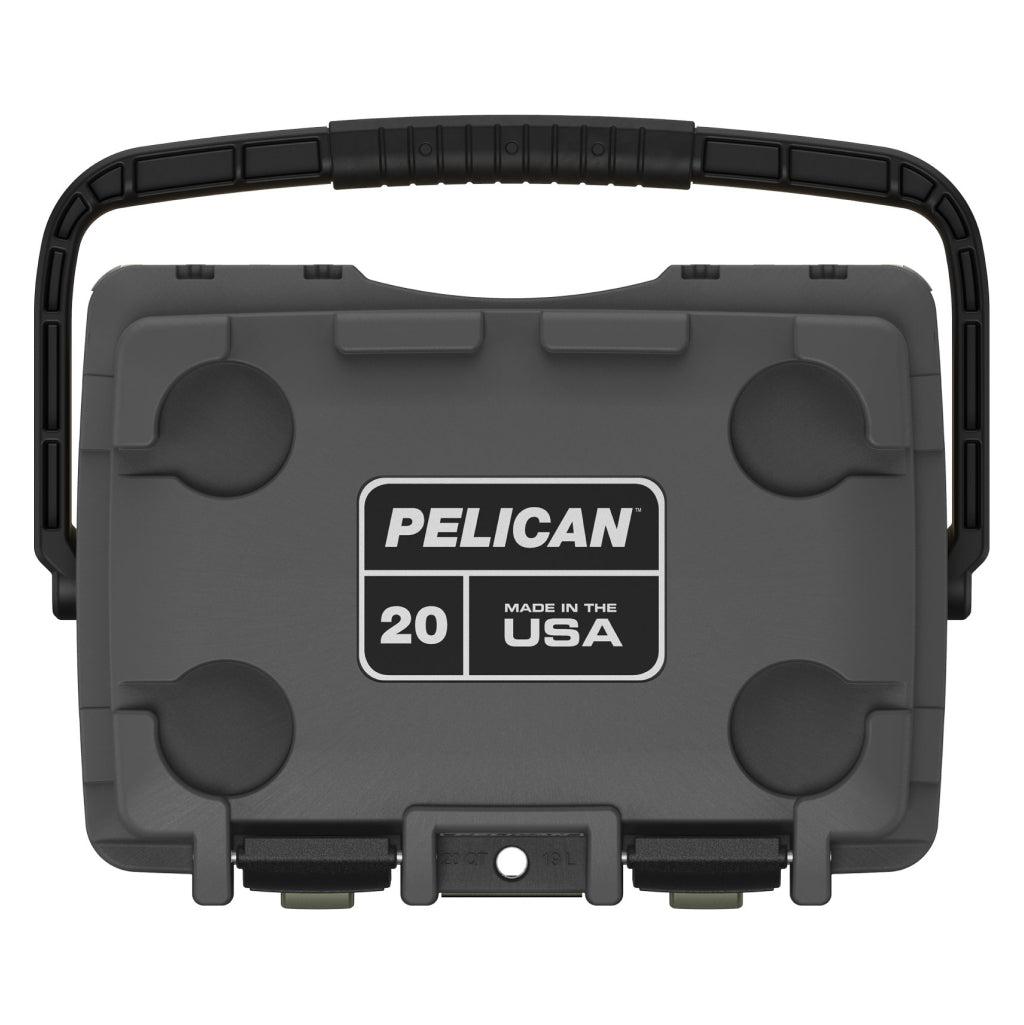 Pelican Elite Cooler - 20 qt Cool Blue/Gray