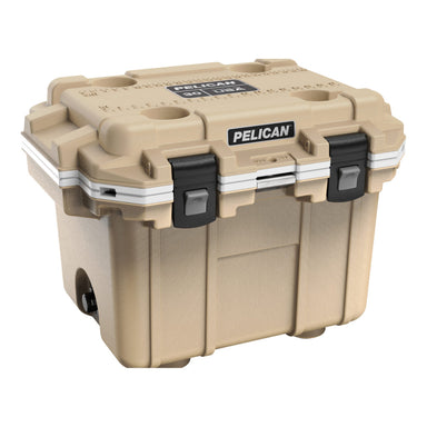 Tan / White Pelican Elite 30QT Cooler