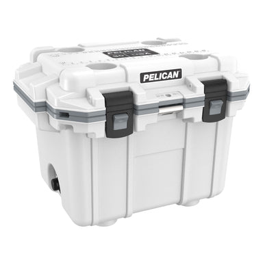 White / Grey Pelican Elite 30QT Cooler