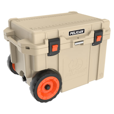 Outdoor Tan 45QT Elite Wheeled Pelican Cooler