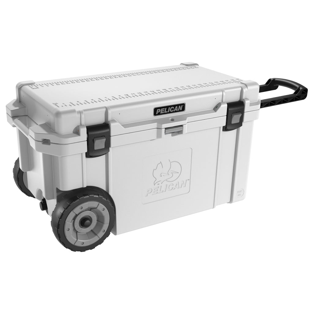 Marine White 65QT Elite Wheeled Cooler