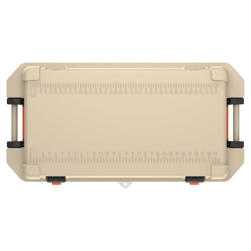 Outdoor Tan 95QT Pelican Elite Cooler Lid