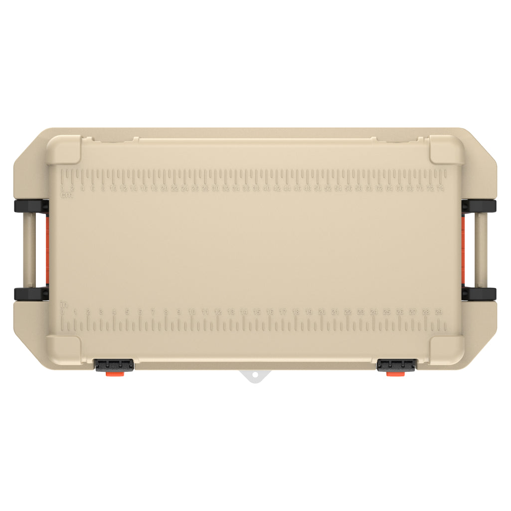 Outdoor Tan 95QT Pelican Elite Cooler Lid