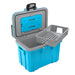 Cool Blue / Grey Pelican 8QT Lunchbox Cooler with basket out