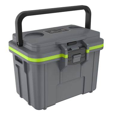 Dark Grey / Green Pelican 8QT personal lunchbox cooler