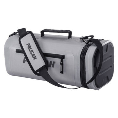 Light Grey Soft Sided Cooler With Strap