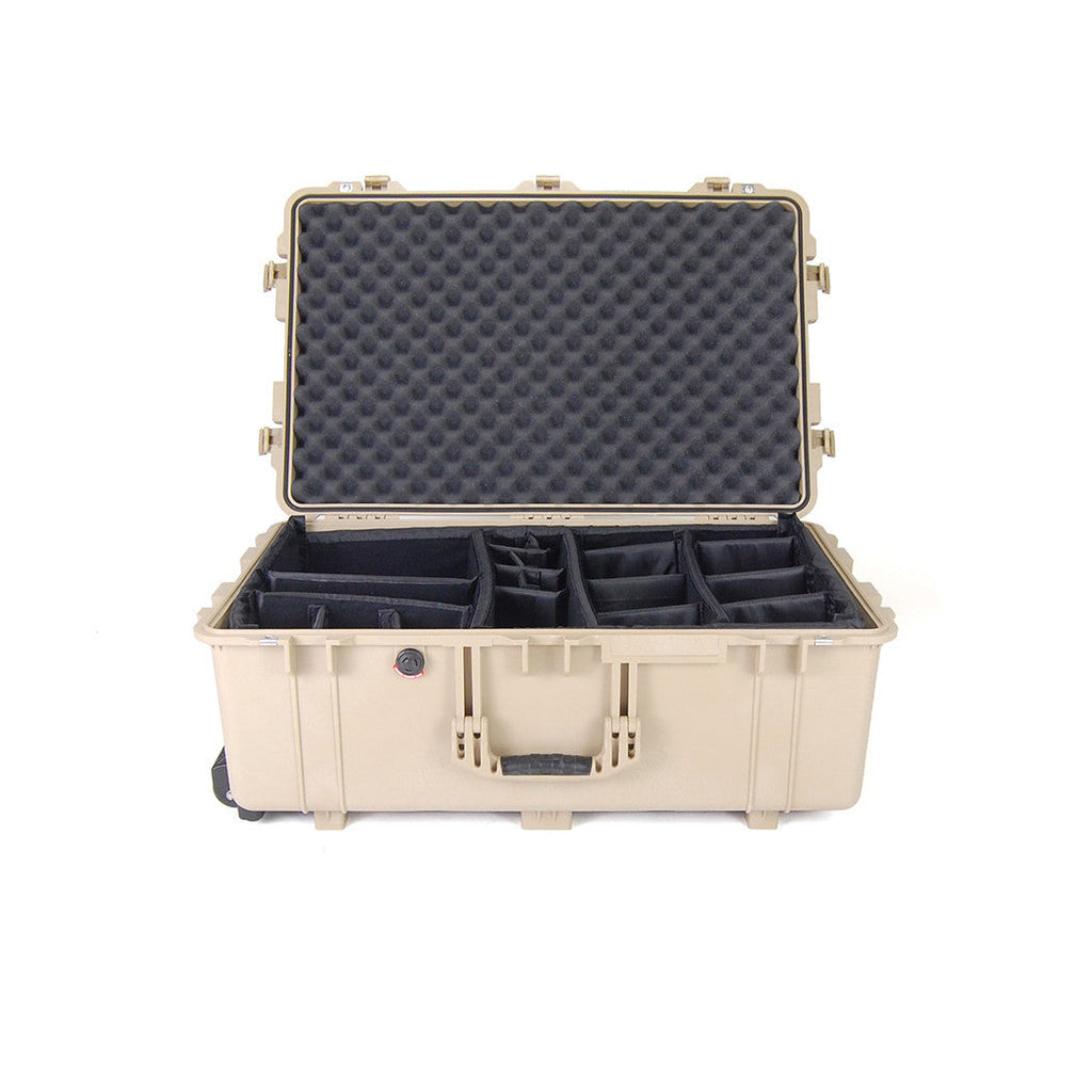 Desert Tan / Padded Dividers Pelican 1650 Case