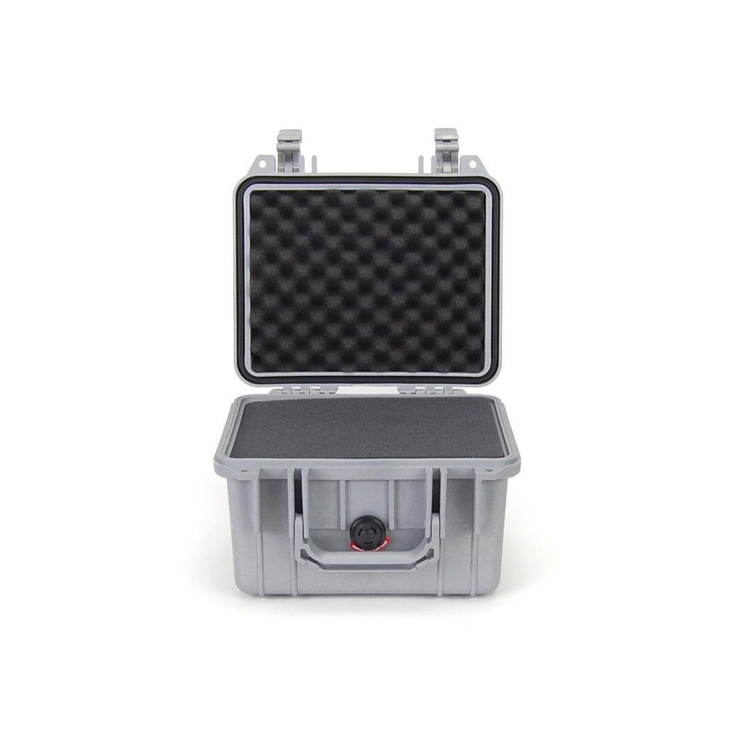 Silver / Foam Pelican 1300 Case Open